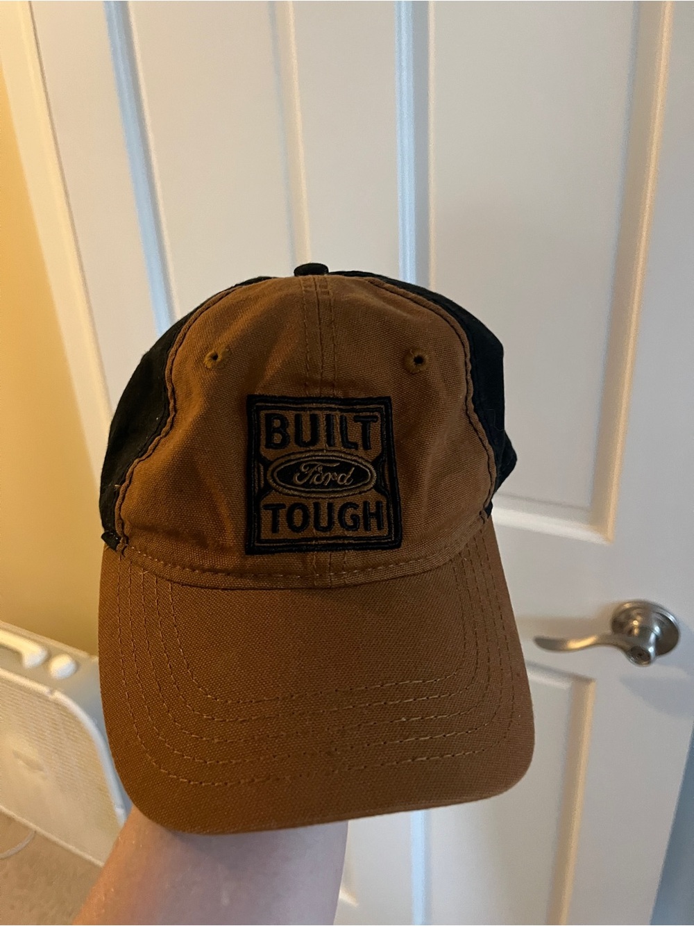 Ford Brown and Black 'Built Tough' Patch Cap